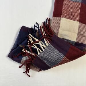 NWT Neutral Checkered Scarf